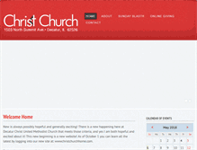 Tablet Screenshot of christchurchhome.com